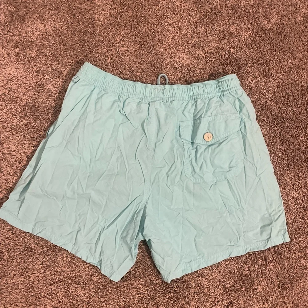 EUC - Men’s J.Crew Light Blue Swim Trunks - Size: Large